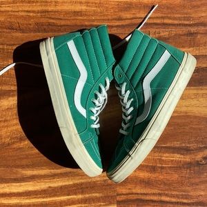 Green Vans Sk8 Hi